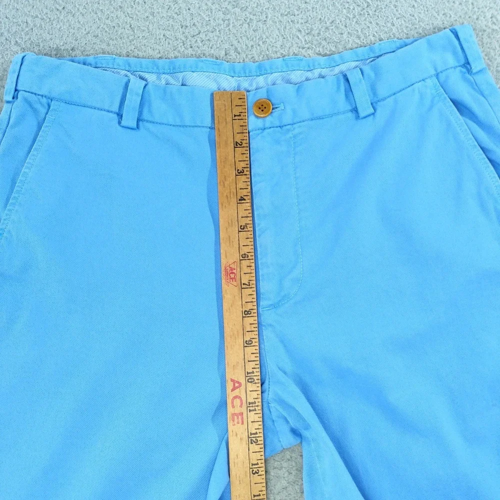 Brooks Brothers Pants Mens 34x32 Blue Clark Fit Stretch Chino Cotton Casual